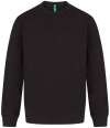 H840 Henbury Unisex Sustainable Sweatshirt Black colour image